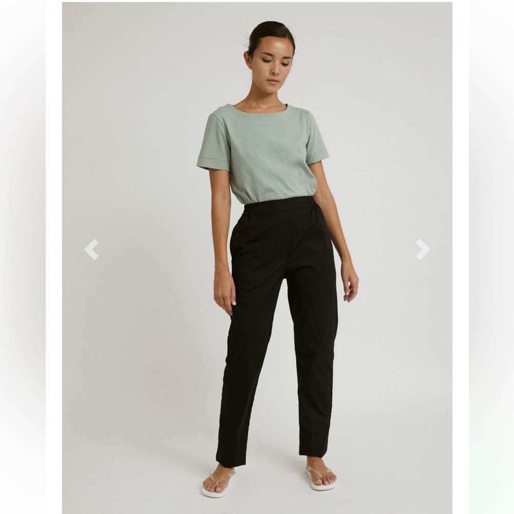 New Balneo Spa Trousers With Elastic Waist Pants in‎ Black